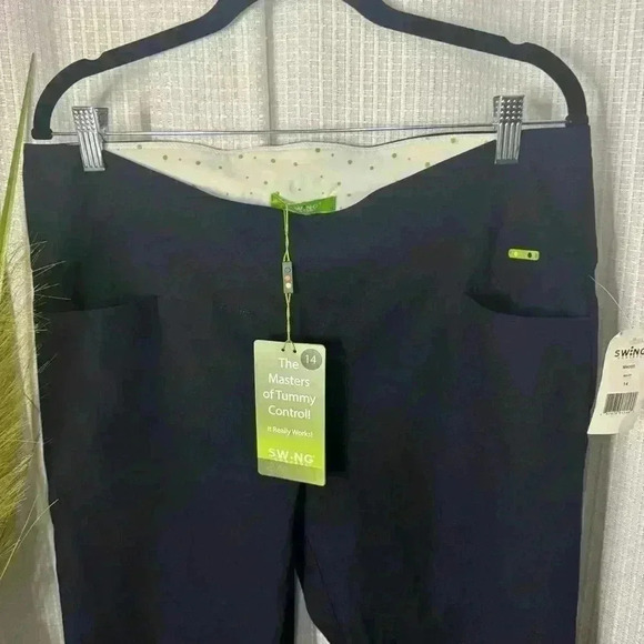 NEW Swing Control Women’s Size 14 - M4005 Navy Golf Masters Ankle Pants NWT - Picture 3 of 12